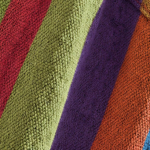 Rainbow woven canvas