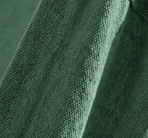 Green woven canvas