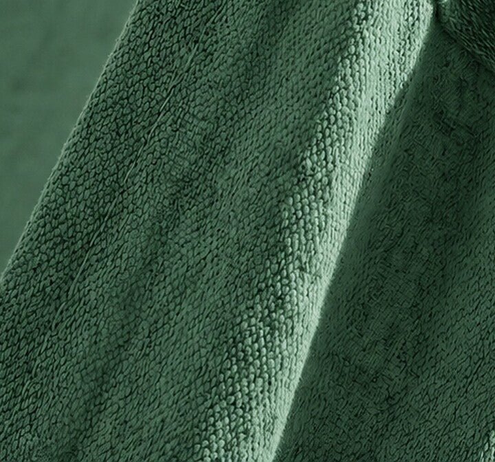 Green woven canvas