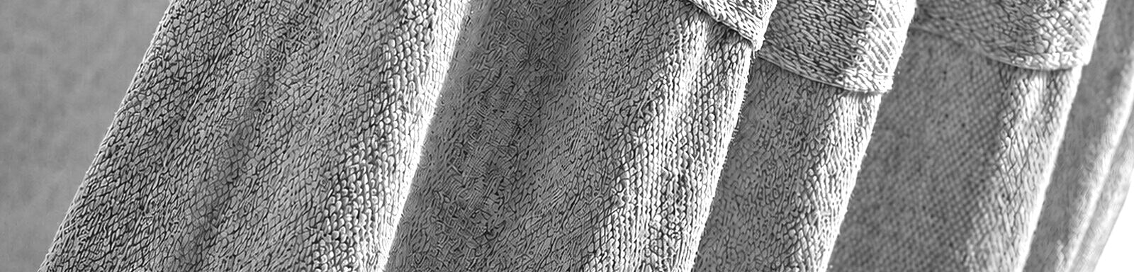 Grey woven canvas